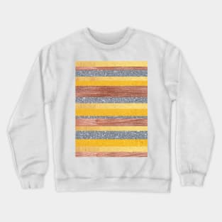 Precious Metal Stripes Crewneck Sweatshirt